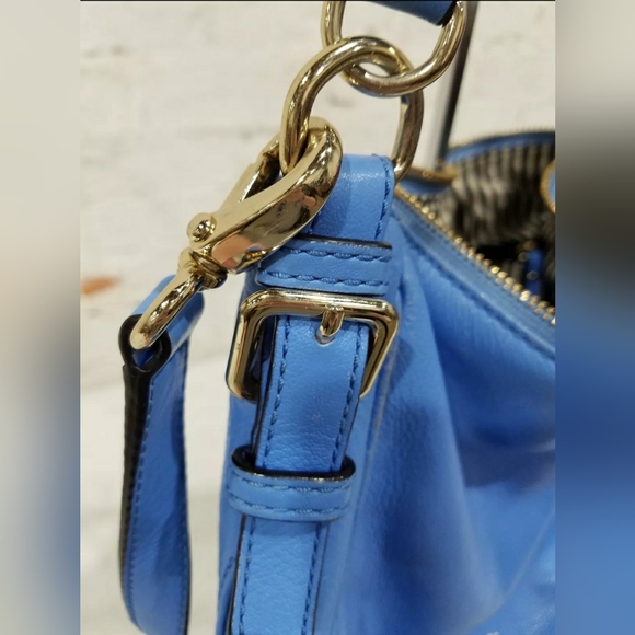 Kate Spade Blue Cobble Hill Small Ella Crossbody Tote Handbag Purse - Picture 10 of 13